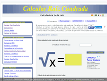 Tablet Screenshot of calcularraizcuadrada.com